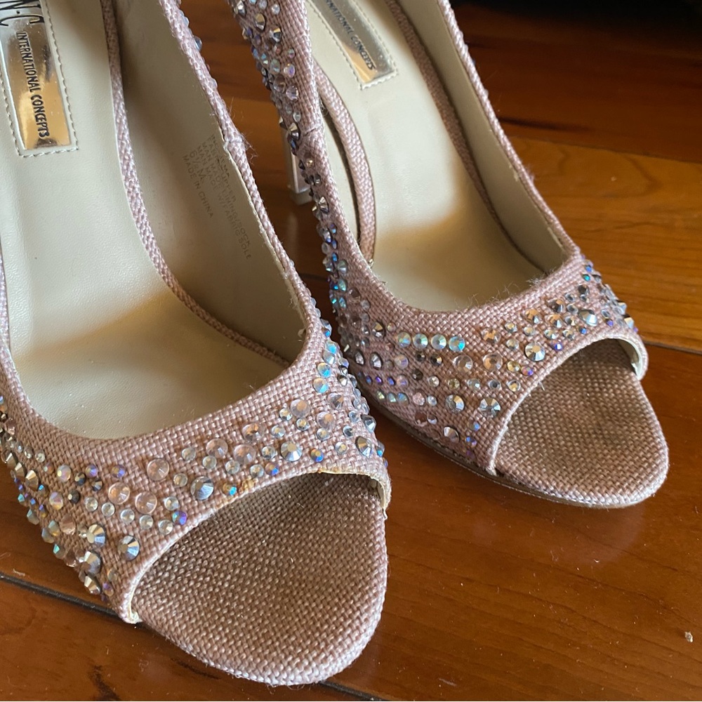 Nude Rhinestone Heels - Picture 10 of 10
